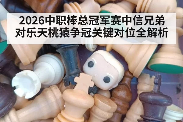 2026中职棒总冠军赛中信兄弟对乐天桃猿争冠关键对位全解析